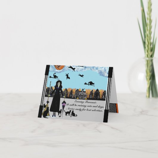 Katten en honden rennen! Tweede in een reeks Kaart (Voorkant)