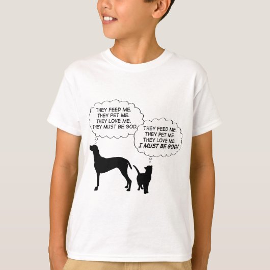 Katten en honden t-shirt (Voorkant)