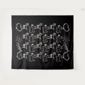 Katten en honden wandkleed (Voorkant (horizontaal))