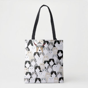 Katten- en hondenallover-Tas Tote Bag