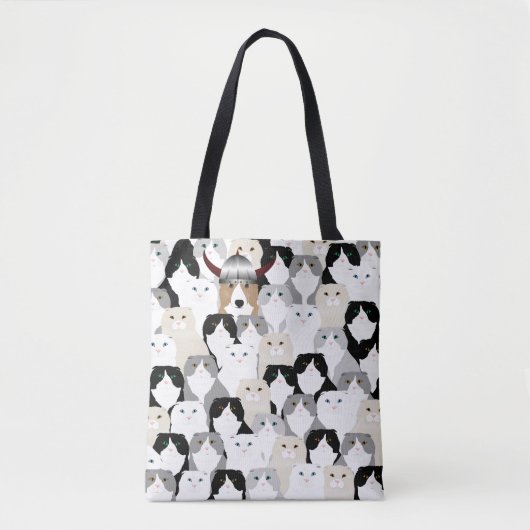 Katten- en hondenallover-Tas Tote Bag (Voorkant)
