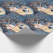 Katten- en hondenliefde cadeaupapier (Hoek)