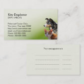 Katten- en hondenvet afsprakenkaartje (Voorkant / Achterkant)