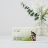 Katten- en hondenvet afsprakenkaartje (Staand voorkant)