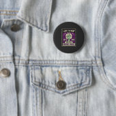 Katten En Horrorfilms Halloween-ontwerp Ronde Button 5,7 Cm (In situ)