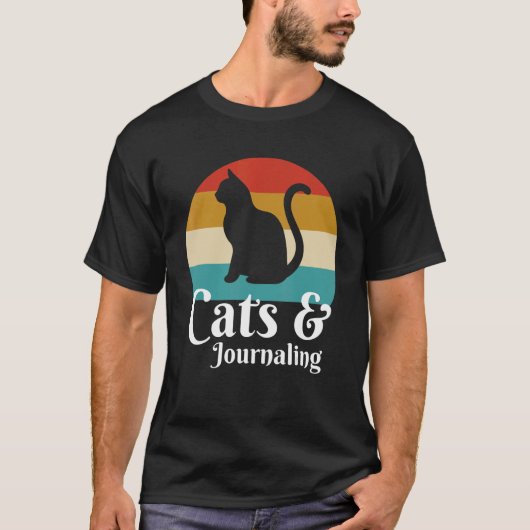 Katten en Journaling T-shirt (Voorkant)