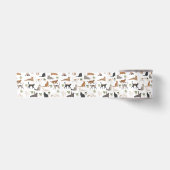 Katten en kamerplanten satijnen lint (Voorkant)