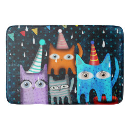 Katten en katten badmat