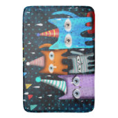 Katten en katten badmat (Voorkant Verticaal)