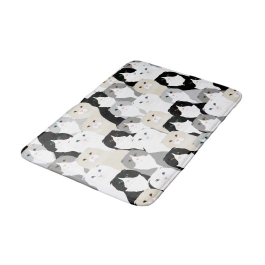 Katten en Katten Badmat (Gekanteld)