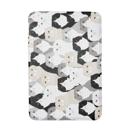 Katten en Katten Badmat (Voorkant Verticaal)