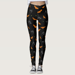 Katten en katten Halloween Leggings