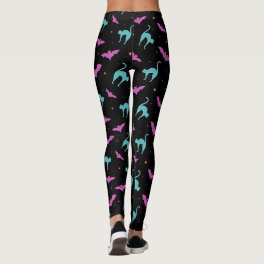 Katten en katten Halloween Leggings (Achterkant)