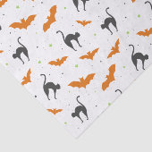 Katten en katten Halloween Tissuepapier (Detail)