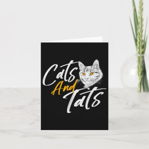 Katten en katten - Tattoo Huisdieren Kitten Eigena Kaart