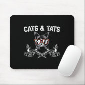 Katten en katten Tattoo tatoeages Kat Muismat (Met muis)