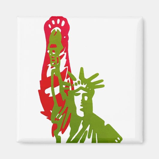 Katten en Kattendames voor Kamala Harris magneet (Voorkant)