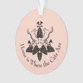 Katten en kattenfilet ornament (voorkant)