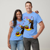 Katten en kikkers Blue Halloween Unisex T-Shirt (Unisex)