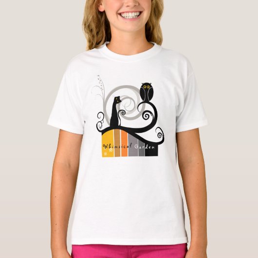 Katten en kippen t-shirt (Voorkant)