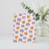 Katten en Kittens Briefkaart (Staand voorkant)