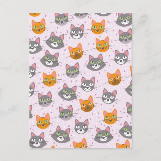 Katten en Kittens Briefkaart (Voorkant)