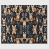 Katten en Kittens Cadeaupapier (Vlak)