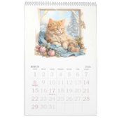 Katten en Kittens Waterverf Dressup Kalender (Mar 2026)