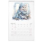 Katten en Kittens Waterverf Dressup Kalender (Feb 2026)