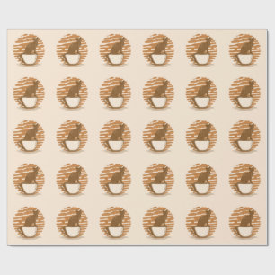 Katten En Koffie Cadeaupapier