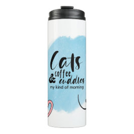 Katten en Koffie Kat Mam Huisdier Ouder Tumbler Thermosbeker