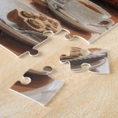 Katten en koffie legpuzzel (Zijkant)