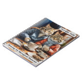 Katten en koffie notitieboek (Linkerzijde)