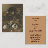 Katten en konijnen visitekaartje (Voorkant / Achterkant)
