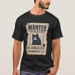 Katten en levende Schrödinger's kat T-shirt