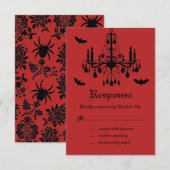 Katten en luchters RSVP Kaartje (Voorkant / Achterkant)