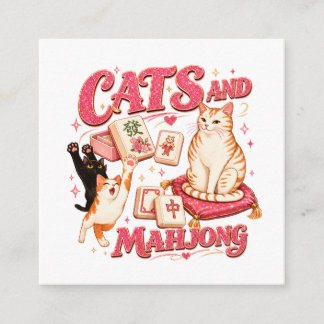 Katten en Mahjong Informatiekaartje