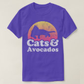 Katten en Mannen van Avocados of van dameskat en - T-shirt (Design voorkant)
