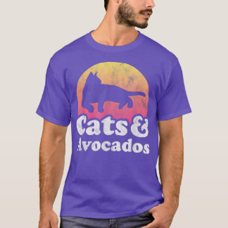Katten en Mannen van Avocados of van dameskat en - T-shirt