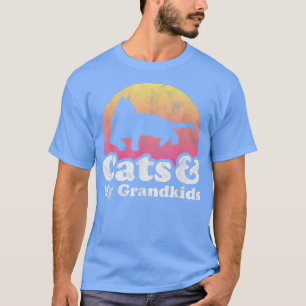 Katten en Mannen van mijn kleinkinderen of vrouwen T-shirt