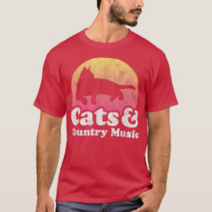 Katten en Mannen van nationale muziek of vrouwenka T-shirt