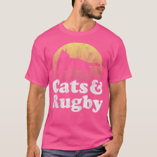 Katten en Mannen van rougby of van vrouwenkatten T-shirt