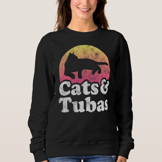 Katten en Mannen van tuba of van dames Trui (Voorkant)