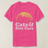 Katten en Mannen voor sloopauto's, dameskat en -sl T-shirt (Design voorkant)