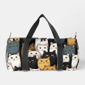 Katten en meer Katten Patroon Plunjezak (Achterkant)