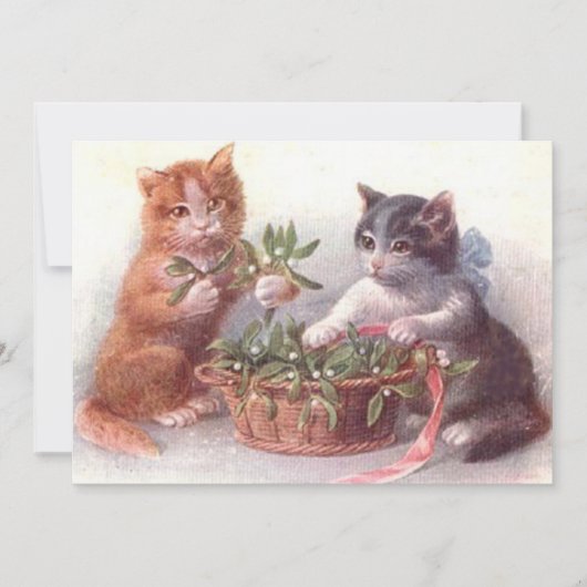 Katten en mistletoe (Voorkant)