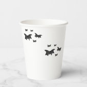 Katten en Moon Halloween Papieren Bekers (Achterkant)