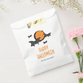 Katten en Moon Halloween Treat Favor Bag Bedankzakje (Gezegeld)