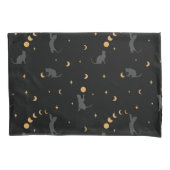 Katten en Moon Phases Kussensloop (Voorkant)