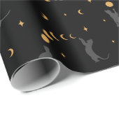 Katten en motorfietsen Verpakkingspapier Cadeaupapier (Rol Hoek)